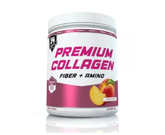 Купить Premium Collagen Fiber + Amino - 450g Peach, фото , характеристики, отзывы