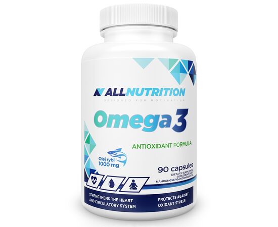 Придбати Риб&#39;ячий жир Omega 3 - 90caps - All Nutrition, image , характеристики, відгуки