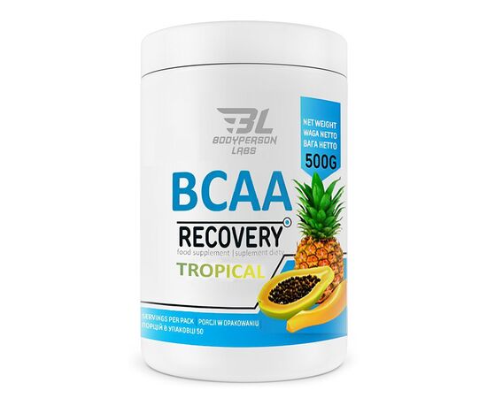 Купить Комплекс аминокислот BCAA Recovery - 500g  Tropical ( Тропик ) -Bodyperson Labs, фото , характеристики, отзывы