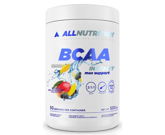 Купить BCAA Max Support Instant - 500g Mango Blackberry, фото , характеристики, отзывы