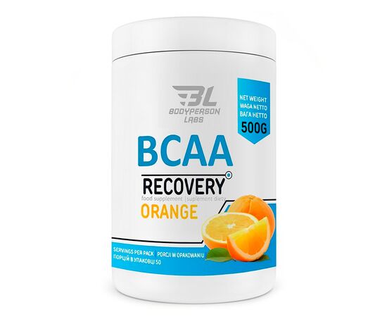 Купить Комплекс аминокислот BCAA Recovery - 500g  Orange ( Апельсин ) -Bodyperson Labs, фото , характеристики, отзывы