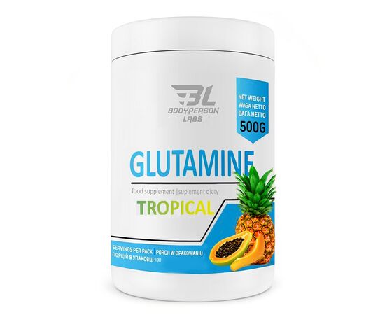 Купить Глютамин (Glutamine) - 500g Tropical (Тропик) - Bodyperson Labs, фото , характеристики, отзывы