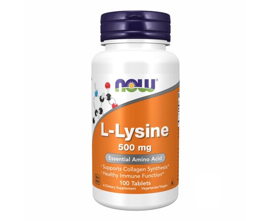 Купить LYSINE 500mg - 100 tabs, фото , характеристики, отзывы