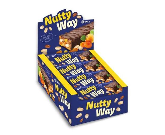 Купить Батончики, Nutty Way - 20x40g (глазурований) - VALE, фото , характеристики, отзывы