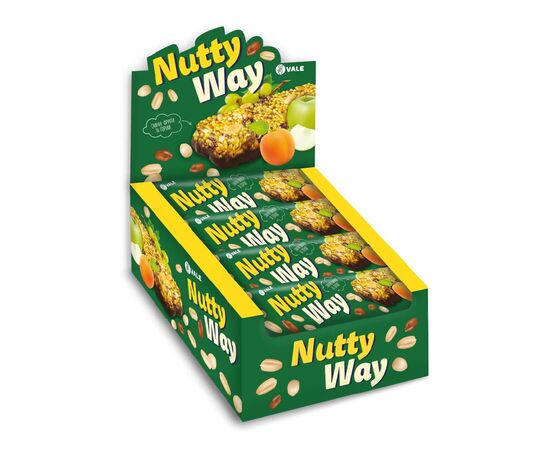 Купить Батончики, Nutty Way - 20x40g (частково глазурований) - VALE , фото , характеристики, отзывы