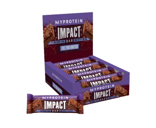 Купить Протеиновый батончик Impact Protein Bar - 12x64g Fudge Brownie (Брауни) - Myprotein, фото , характеристики, отзывы