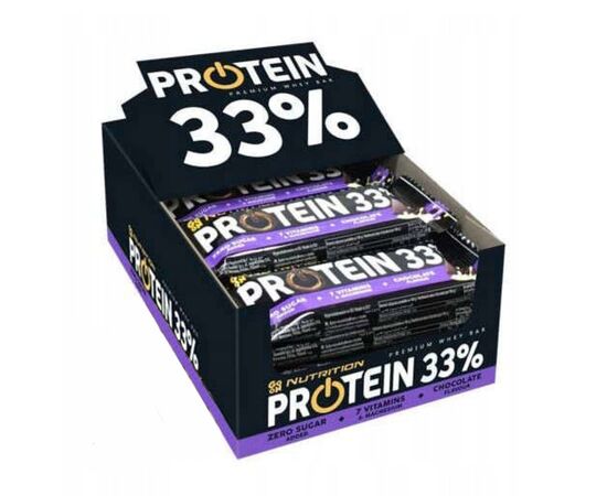 Купить Protein 33% Bar - 25x50g Chocolate, фото , характеристики, отзывы