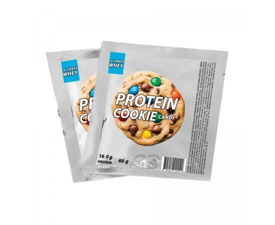 Придбати Протеїнове печиво ( Protein Cookie ) - 60g Candy (Поштучно) - Craft Whey, image , характеристики, відгуки