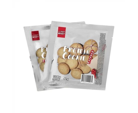 Придбати Protein Cookie - 60g Coconut (Поштучно), image , характеристики, відгуки