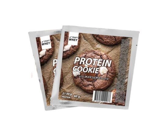 Придбати Protein Cookie - 60g Marshmallow (Поштучно), image , характеристики, відгуки