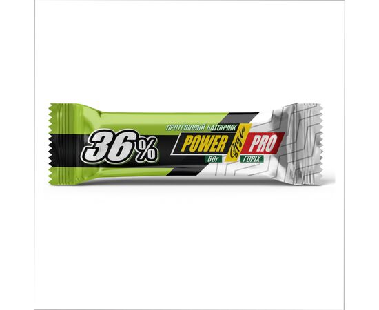 Купить Протеиновые батончики, Protein Bar 36% - 20x60g Hazelnut (фундук) - Power Pro, фото , характеристики, отзывы