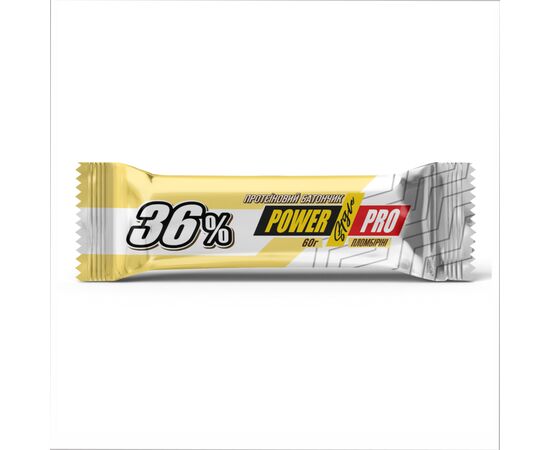 Купить Протеиновые батончики, Protein Bar 36% - 20x60g Plumber (Пломбир) - Power Pro, фото , характеристики, отзывы