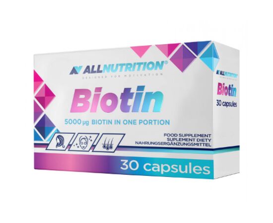 Купить Biotin - 30 caps, фото , характеристики, отзывы