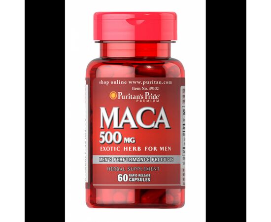 Придбати Мака ( Maca ) 500mg - 60caps - Puritan's Pride, image , характеристики, відгуки