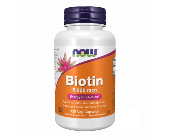 Купить BIOTIN 5000mcg - 120 vcaps, фото , характеристики, отзывы