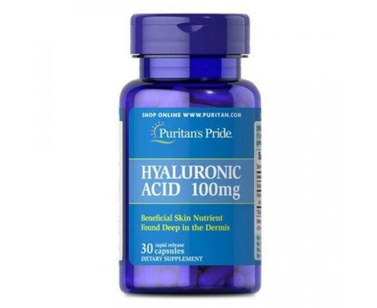 Купить Hyaluronic Acid 100mg - 30caps, фото , характеристики, отзывы