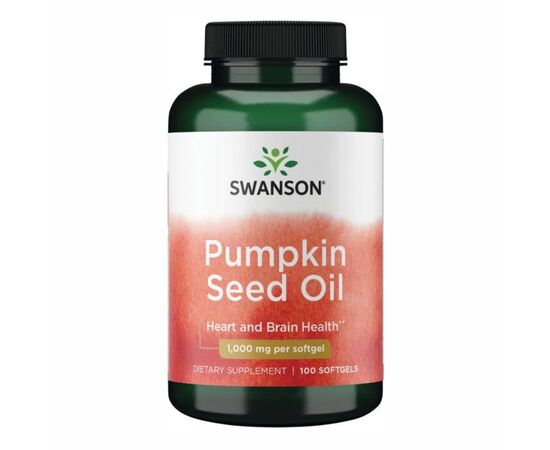 Купить Масло из семян тыквы (Pumpkin Seed Oil) 1000 mg - 100softgels - Swanson, фото , характеристики, отзывы