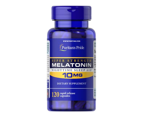 Купить Мелатонин (Melatonin) 10mg - 120tabs - Puritan's Pride, фото , характеристики, отзывы