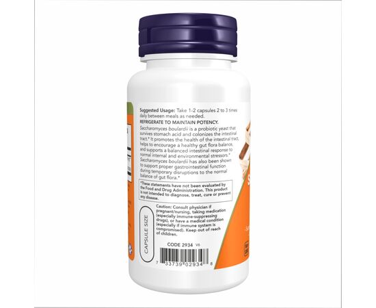 Купить Saccharomyces Boulardii - 60veg caps, фото , изображение 3, характеристики, отзывы