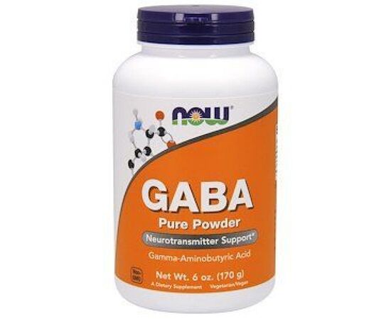 Купить Габа, GABA PURE POWDER - 170g (6 OZ) - Now Foods, фото , характеристики, отзывы