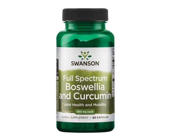 Купить Full Spect Boswellia and Curcumin - 60 Caps, фото , характеристики, отзывы