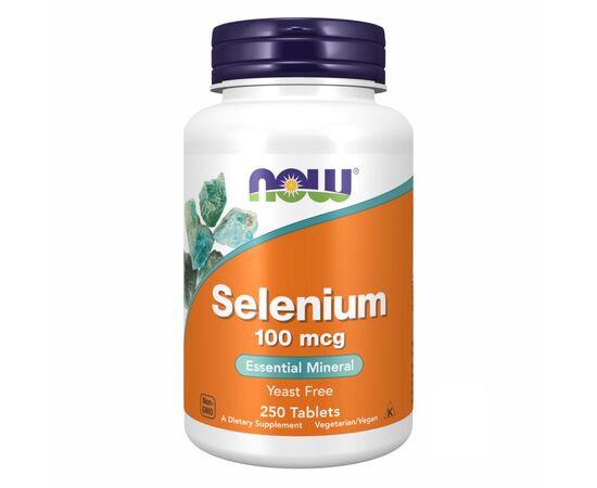 Придбати Селен ( Selenium )  100mcg - 250 Tabs - NOW FOODS, image , характеристики, відгуки