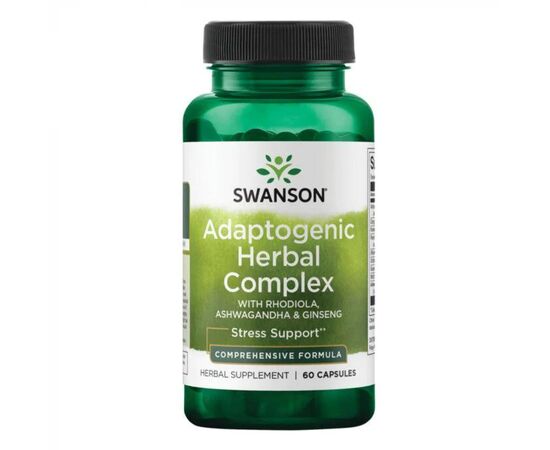 Купить Adaptogenic Herbal Complex (Rhodiola Ashwagandha Ginseng) - 60caps, фото , характеристики, отзывы