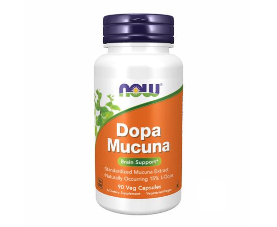 Купить Мукуна жгучая, Dopa Mucuna - 90vcaps - Now Foods, фото , характеристики, отзывы