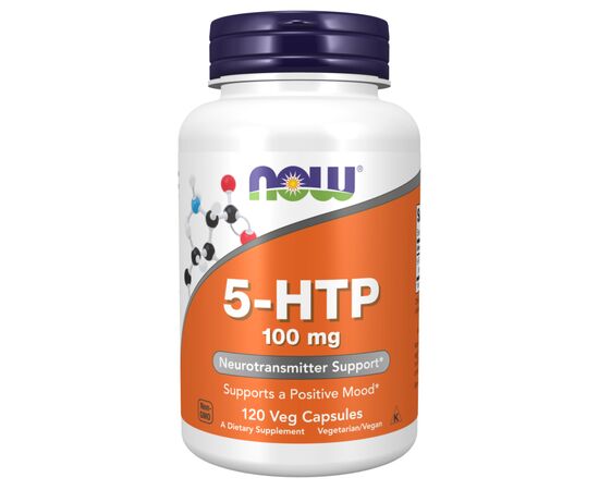 Купить 5-гидрокситриптофан, 5-HTP 100mg - 120 vcaps - NOW FOODS, фото , характеристики, отзывы