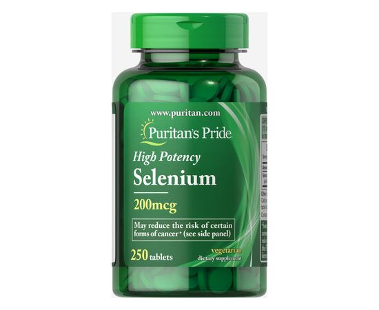 Купить Селен (Selenium) 200mg - 250tabs - Puritans Pride, фото , характеристики, отзывы