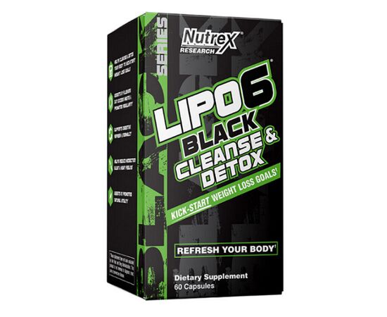 Купить Lipo-6 Black Cleanse Detox - 60ct, фото , характеристики, отзывы