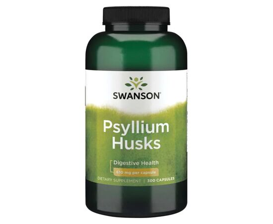 Купить Шелуха подорожника ( Psyllim Husks )  610mg - 300caps - Swanson , фото , характеристики, отзывы