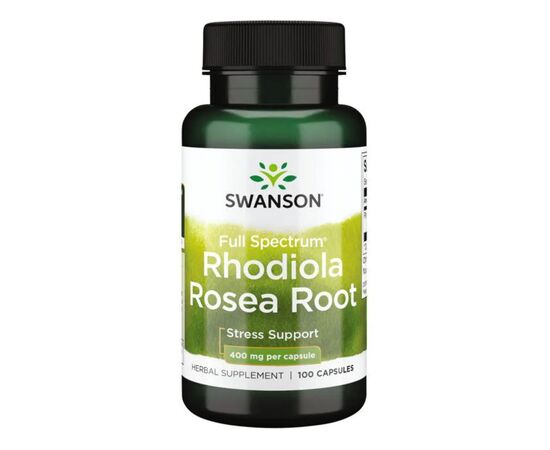 Купить Родиола розовая  ( Rhodiola Rosea Rood)  400mg - 100caps - Swanson, фото , характеристики, отзывы