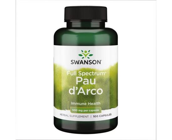 Купить Природный атибиотик Pau d'Arco 500 mg - 100 caps - Swanson, фото , характеристики, отзывы