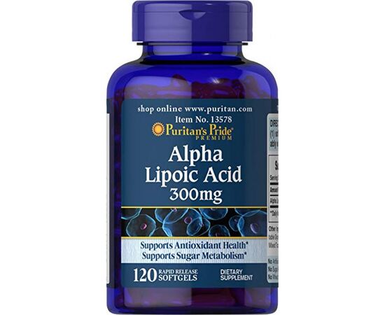 Придбати Alpha Lipoic Acid 300mg - 60caps, image , характеристики, відгуки