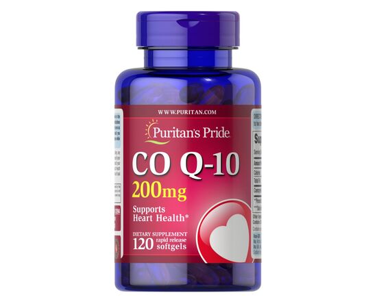 Купить CO Q-10 200mg - 120softgels, фото , характеристики, отзывы