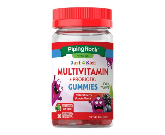 Придбати Multivitamin+probiotic gummies - 30 gummies, image , характеристики, відгуки