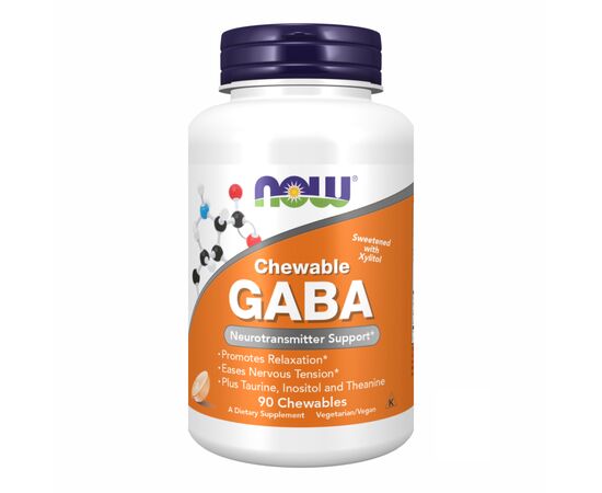 Придбати GABA 250mg  - 90 chewable tabs, image , характеристики, відгуки