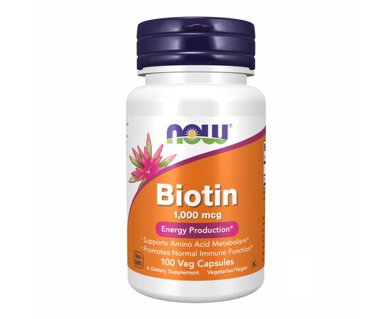 Купить BIOTIN 1000mcg - 100 vcaps, фото , характеристики, отзывы