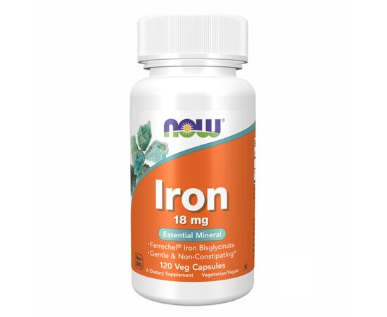 Купить Iron 18mg Ferrochel - 120 vcaps, фото , характеристики, отзывы