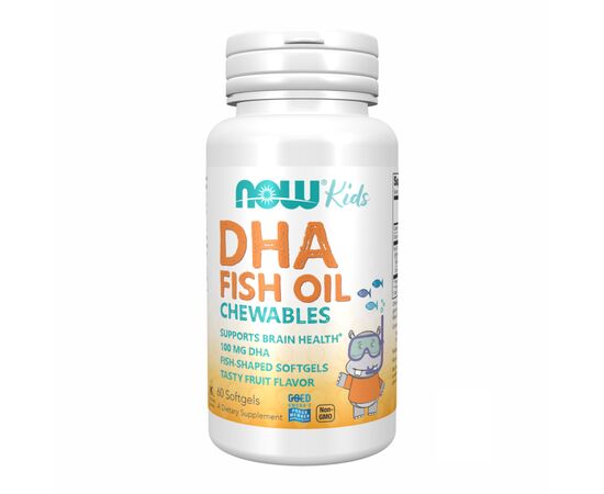 Придбати DHA 100mg Chewable - 60 sgels, image , характеристики, відгуки