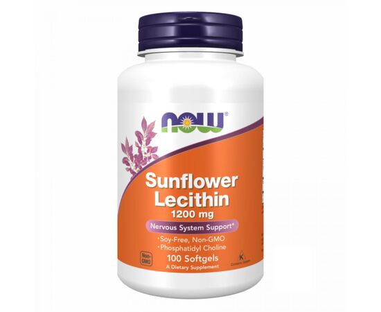 Купить Sunflower Lecithin 1200 mg - 100 sgels, фото , характеристики, отзывы