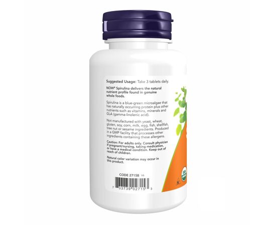 Придбати Spirulina 1000 mg - 120 tabs, image , зображення 3, характеристики, відгуки