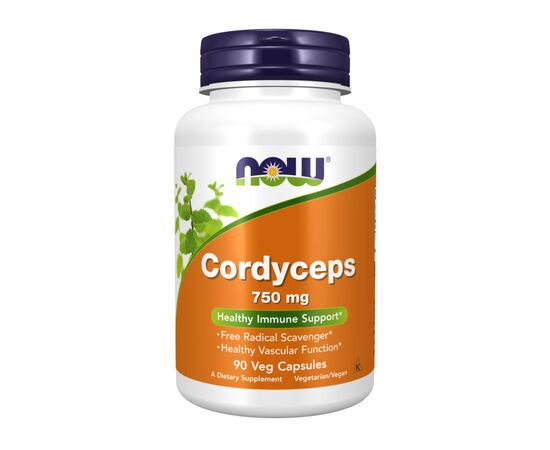 Придбати Кордицепс (Cordyceps)  750 mg - 90 vcaps - NOW FOODS, image , характеристики, відгуки