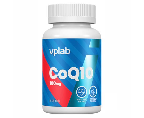 Купить Коэнзим Q10 ( CoQ10 ) 100 mg - 60 Softgels -VPLab, фото , характеристики, отзывы