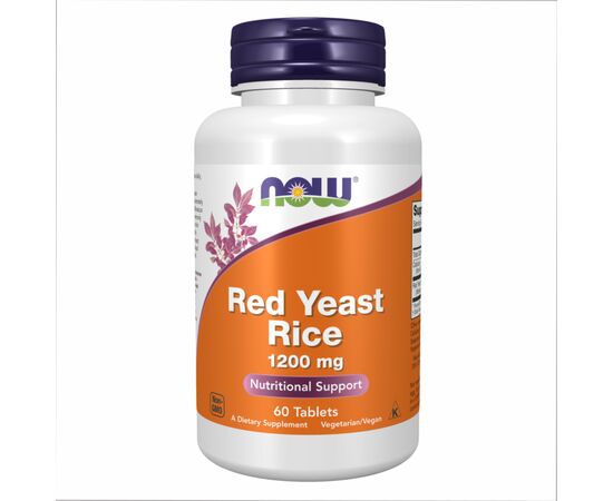 Купить Red Yeast Rice Extract 1200mg - 60 tabs, фото , характеристики, отзывы