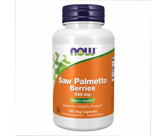 Придбати Ягоди сереної ,  Saw Palmetto 550mg - 250 vcaps - Now Foods, image , характеристики, відгуки