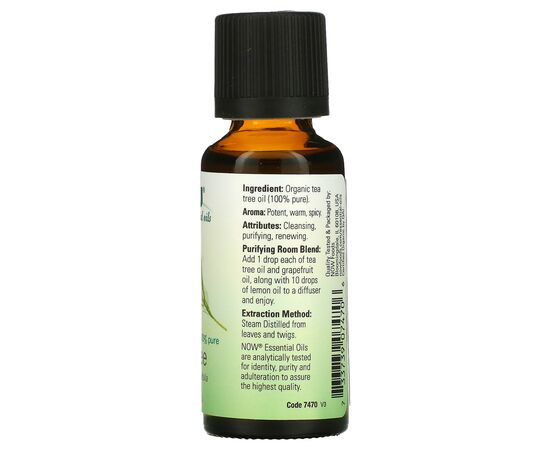 Придбати Organic Tea Tree Oil - 30ml (1 oz), image , зображення 2, характеристики, відгуки