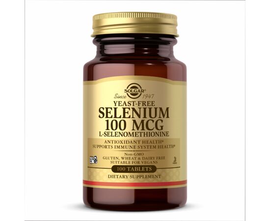 Купить Selenium 100 mcg Yeast Free - 100 Tabs, фото , характеристики, отзывы