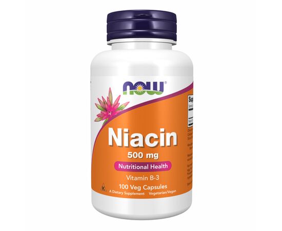 Придбати Niacin 500mg - 100 vcaps, image , характеристики, відгуки